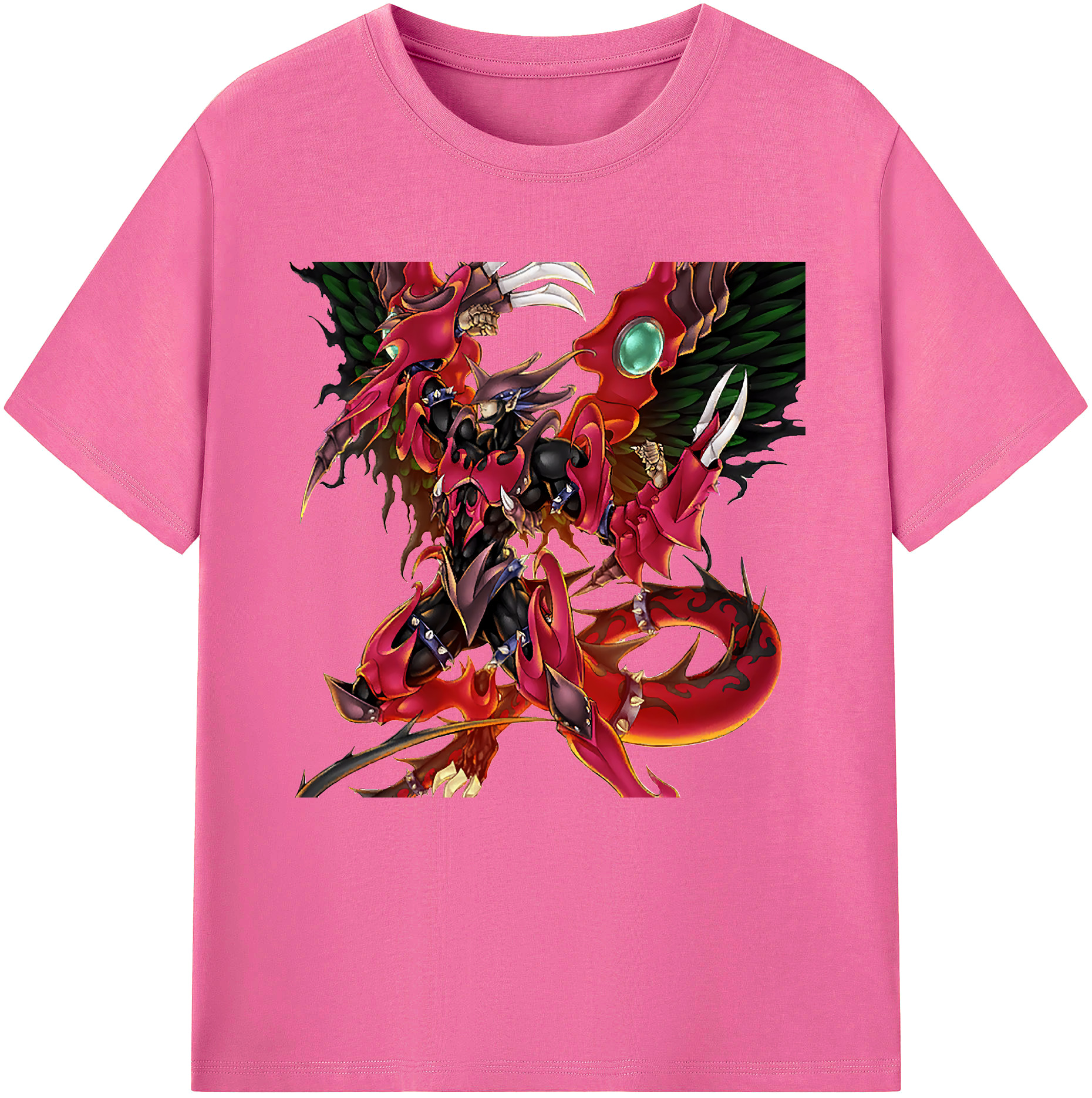 （画像用） 遊☆戯☆王 Yu-Gi-Oh! レディースカジュアルプリントTシャツ（綿100％）